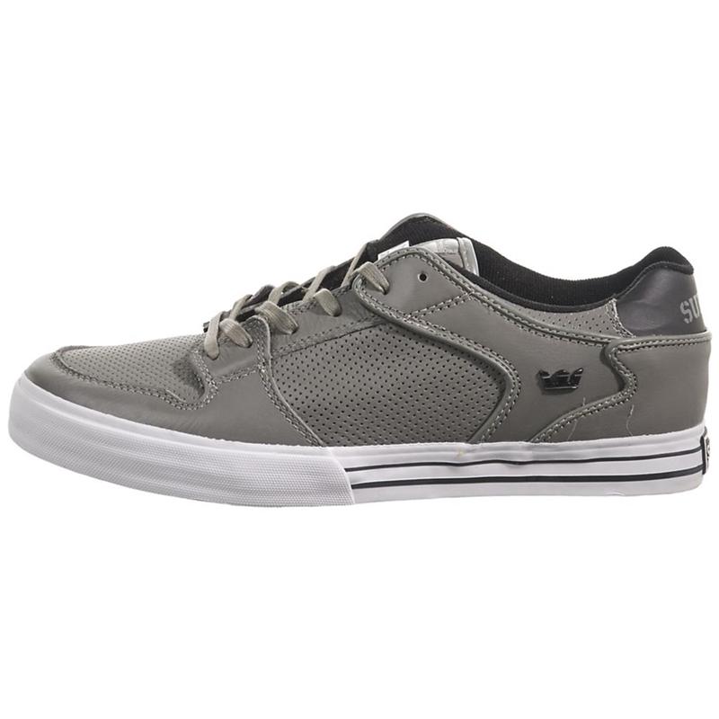 Supra VAIDER LOW Sneaker Low Damen Grau Sale STQYP8246